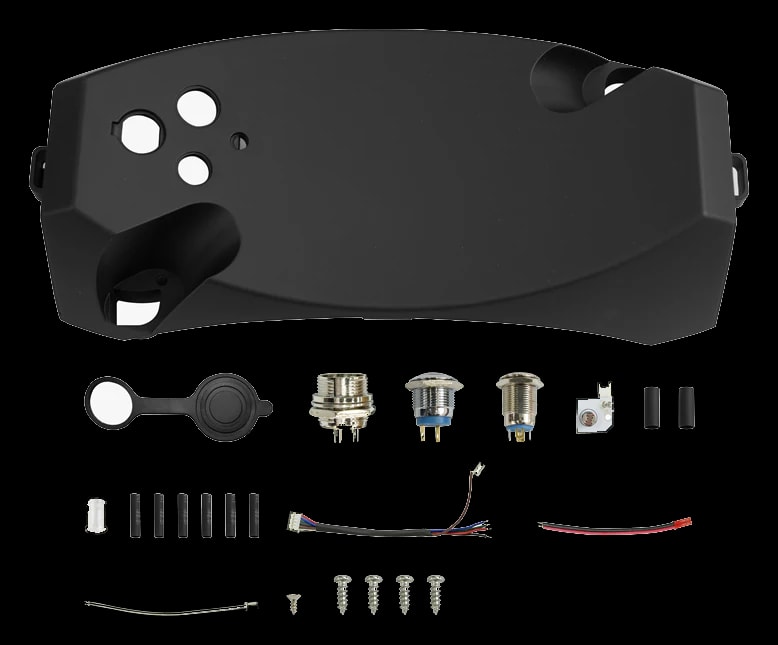 16S Top Cover Set Black