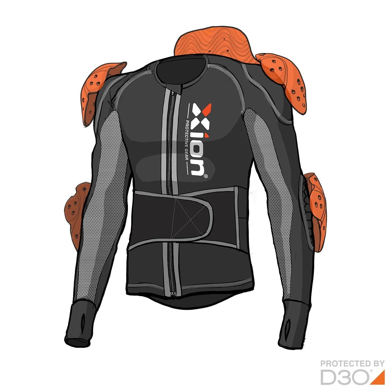 Longsleeve Jacket FREERIDE - D3O