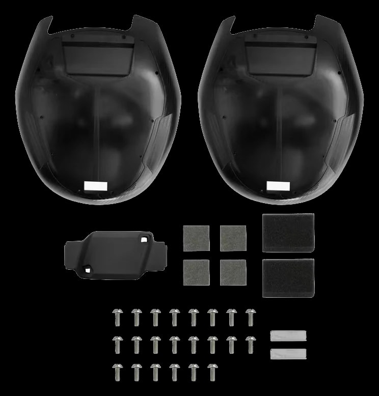 16X/XS Side Cover Set Black