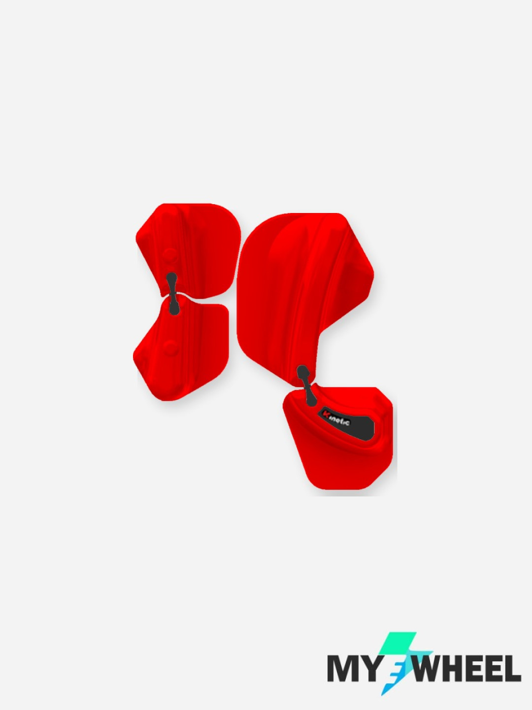 Kinetic PowerPads 2.0 Normal Non-Bite Red